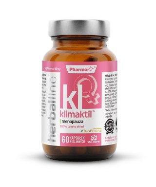 KAPSUŁKI NA MENOPAUZĘ (KLIMAKTIL) BEZGLUTENOWE 60 szt. - PHARMOVIT (HERBALLINE) PHARMOVIT (suplementy diety)