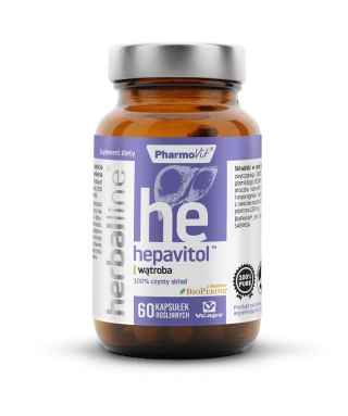 KAPSUŁKI NA WĄTROBĘ (HEPAVITOL) BEZGLUTENOWE 60 szt. - PHARMOVIT (HERBALLINE) PHARMOVIT (suplementy diety)