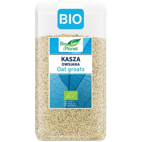KASZA OWSIANA BIO 500 g - BIO PLANET BIO PLANET - seria NIEBIESKA (ryże, kasze, ziarna)