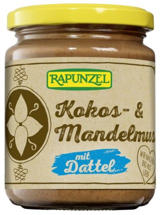 KREM KOKOSOWO - MIGDAŁOWY Z DAKTYLAMI BIO 250 g - RAPUNZEL RAPUNZEL (makarony, czekolady, oleje, kremy orz.)