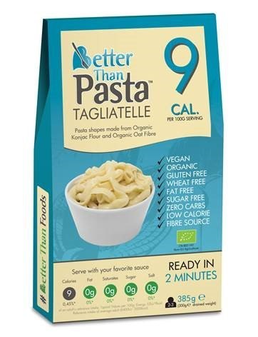 MAKARON (KONJAC) TAGLIATELLE BEZGLUTENOWY BIO 385 g (300 g) - BETTER THAN FOODS BETTER THAN FOODS (makarony konjac)