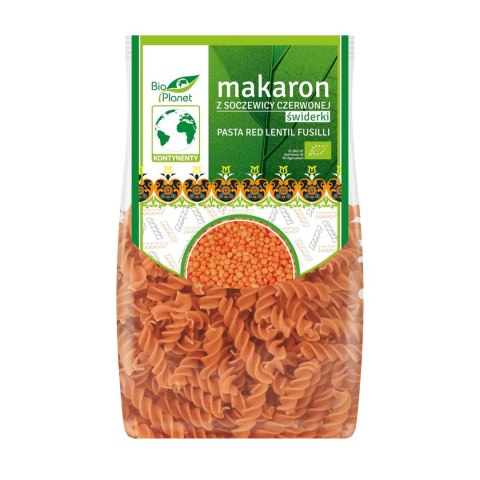 MAKARON PROTEINOWY Z SOCZEWICY CZERWONEJ ŚWIDERKI BIO 250 g - BIO PLANET BIO PLANET - seria INNE