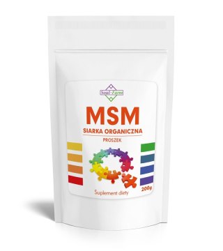 MSM SIARKA ORGANICZNA PROSZEK 200 g - SOUL FARM SOUL FARM (witaminy i ekstrakty)