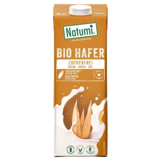 NAPÓJ OWSIANY BEZ CUKRU BEZGLUTENOWY BIO 1 L - NATUMI NATUMI (napoje i kremy roślinne)