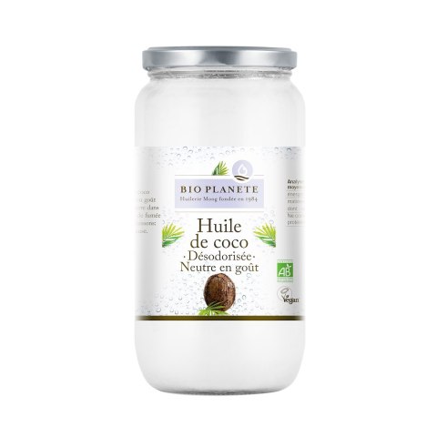 OLEJ KOKOSOWY BEZWONNY BIO 950 ml - BIO PLANETE BIO PLANETE (oleje i oliwy)