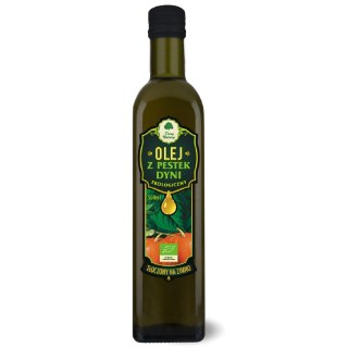 OLEJ Z PESTEK DYNI TŁOCZONY NA ZIMNO BIO 500 ml - DARY NATURY DARY NATURY - inne