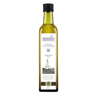 OLIWA Z OLIWEK EXTRA VIRGIN PGI KRETA BIO 500 ml - BIO PLANETE BIO PLANETE (oleje i oliwy)