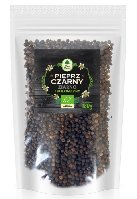 PIEPRZ CZARNY ZIARNISTY (UZUPEŁNIENIE) BIO 180 g - DARY NATURY DARY NATURY - przyprawy i zioła