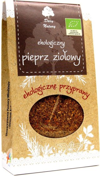 PIEPRZ ZIOŁOWY BIO 60 g - DARY NATURY DARY NATURY - przyprawy i zioła