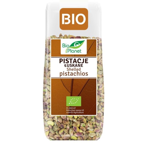 PISTACJE ŁUSKANE BIO 75 g - BIO PLANET BIO PLANET - seria BRĄZOWA (orzechy i pestki)