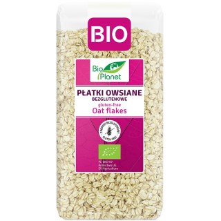 PŁATKI OWSIANE BEZGLUTENOWE BIO 300 g - BIO PLANET BIO PLANET - seria RÓŻOWA (płatki, otręby, musli)