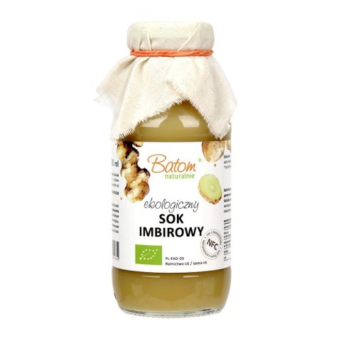SOK Z IMBIRU NFC BIO 330 ml - BATOM BATOM (oleje, soki, sole kąpielowe)