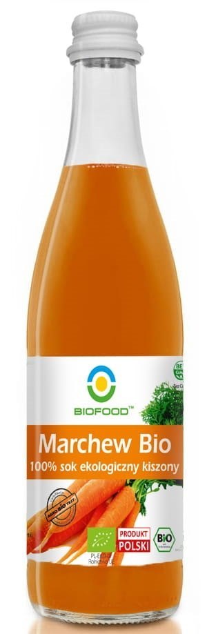 SOK Z MARCHWI KISZONEJ NFC BEZGLUTENOWY BIO 500 ml - BIOFOOD BIOFOOD (soki, przetwory, octy, olej kokosowy)