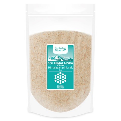 SÓL HIMALAJSKA RÓŻOWA DROBNO MIELONA 1 kg - CRYSTALLINE PLANET CRYSTALLINE PLANET (sole)