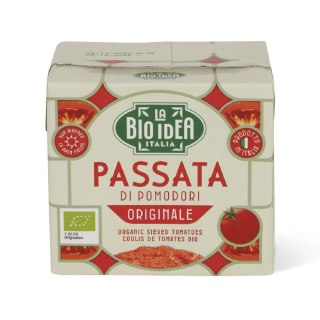 SOS POMIDOROWY PASSATA BIO 500 g (KARTON) - LA BIO IDEA LA BIO IDEA (makarony, strączkowe,sosy pomidorowe)