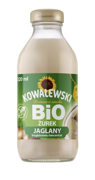 ŻUREK JAGLANY BEZGLUTENOWY KONCENTRAT BIO 320 ml - KOWALEWSKI KOWALEWSKI (przetwory warzywne, dania gotowe)