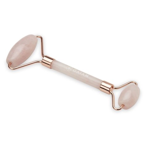Masażer do twarzy Gaiam z różowego kwarcu 63944 Gaiam