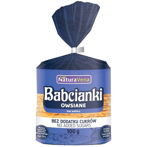 BABCIANKI OWSIANE BEZ DODATKU CUKRÓW 100 g - NATURAVENA NATURAVENA