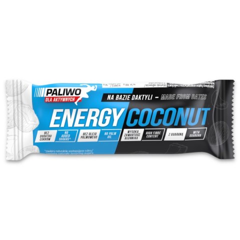 BATON ENERGY KOKOS + GUARANA 50 g - PALIWO DLA AKTYWNYCH PALIWO DLA AKTYWNYCH (batony, kremy orzechowe)