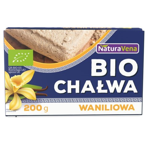 CHAŁWA O SMAKU WANILIOWYM BIO 200 g - NATURAVENA NATURAVENA
