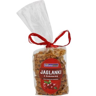 CIASTKA JAGLANKI Z ŻURAWINĄ 175 g - NATURAVENA NATURAVENA