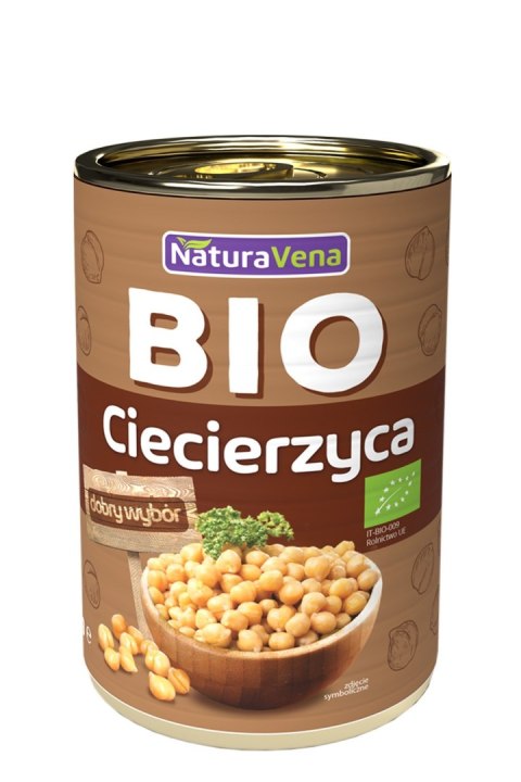 CIECIERZYCA W ZALEWIE BEZ DODATKU SOLI BIO 400 g (240 g) - NATURAVENA NATURAVENA