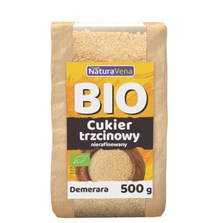 CUKIER TRZCINOWY DEMERARA BIO 500 g - NATURAVENA NATURAVENA