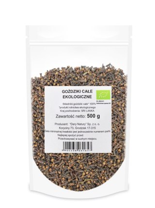 GOŹDZIKI CAŁE BIO 500 g - HORECA (DARY NATURY) HORECA BIO - pozostałe