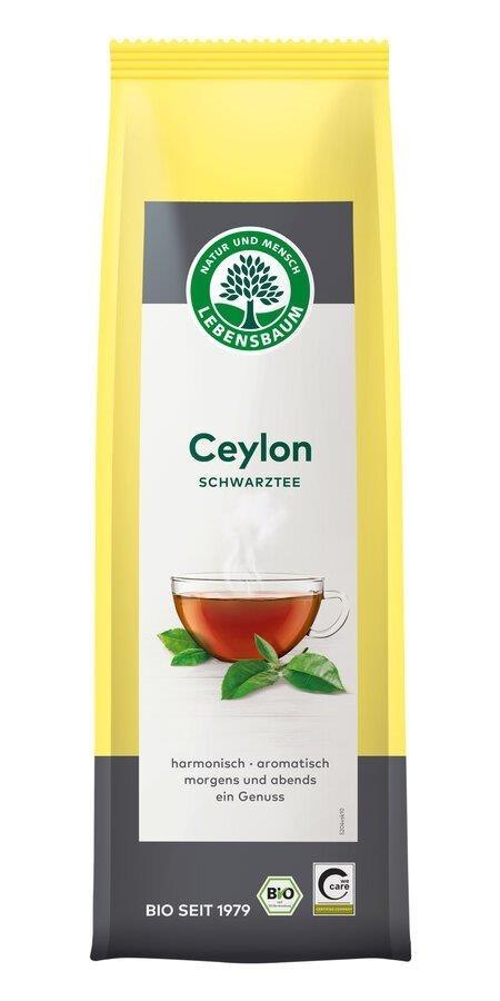 HERBATA CZARNA LIŚCIASTA CEJLOŃSKA BIO 75 g - LEBENSBAUM LEBENSBAUM (przyprawy, herbaty, kawy)