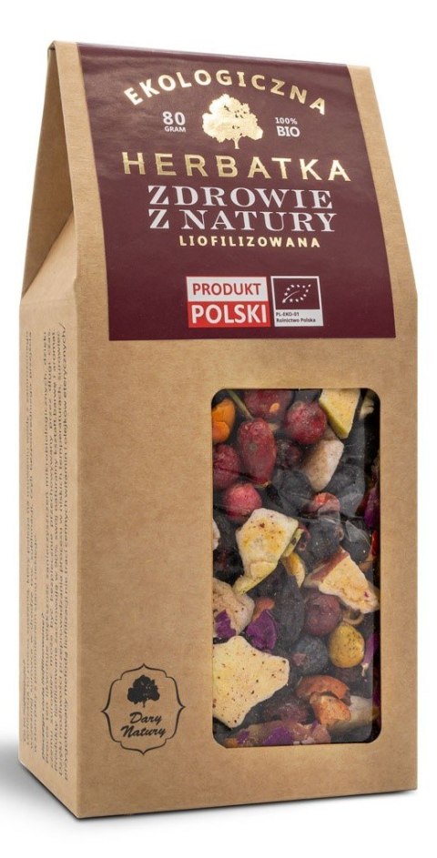 HERBATKA LIOFILIZOWANA ZDROWIE Z NATURY BIO 80 g - DARY NATURY DARY NATURY - herbatki