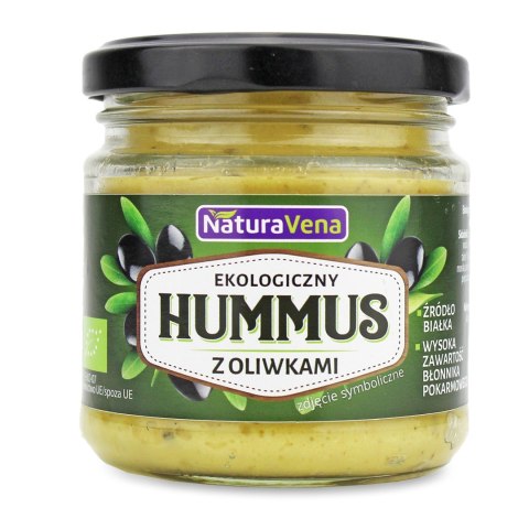HUMMUS Z OLIWKAMI BIO 185 g - NATURAVENA NATURAVENA