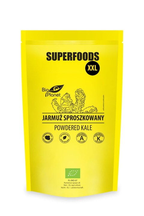 JARMUŻ SPROSZKOWANY BIO 400 g - BIO PLANET SUPERFOODS BIO PLANET - seria SUPERFOODS