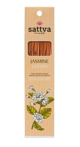 KADZIDEŁKA INDYJSKIE JAŚMIN (15 szt.) 30 g - SATTVA (WELLNESS) SATTVA (kosmetyki ajurwedyjskie, kadzidełka)