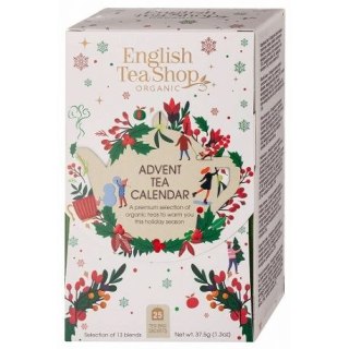 KALENDARZ ADWENTOWY BIAŁY (HERBATY I HERBATKI) BIO (13 SMAKÓW) (25 x 1,5 g) 37,5 g - ENGLISH TEA SHOP ORGANIC (PRODUKT SEZONOWY) ENGLISH TEA SHOP ORGANIC (herbaty)