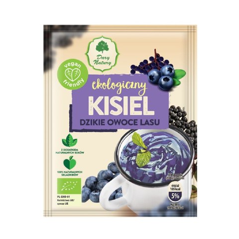 KISIEL INSTANT DZIKIE OWOCE LASU BEZGLUTENOWY BIO 30 g - DARY NATURY DARY NATURY - inne