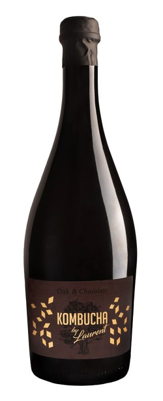 KOMBUCHA BELLEBULLE NA PŁATKACH DĘBU O SMAKU CZEKOLADOWYM BIO 750 ml - KOMBUCHA BY LAURENT KOMBUCHA BY LAURENT (kombucha)