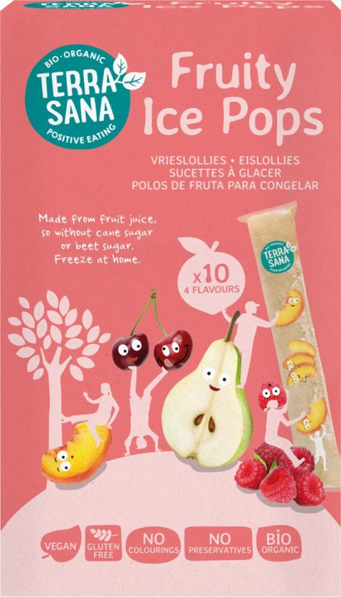 LODY WODNE DO ZAMROŻENIA BIO (10 x 40 ml) 400 ml - TERRASANA TERRASANA (kremy, makarony, sosy sojowe, inne)