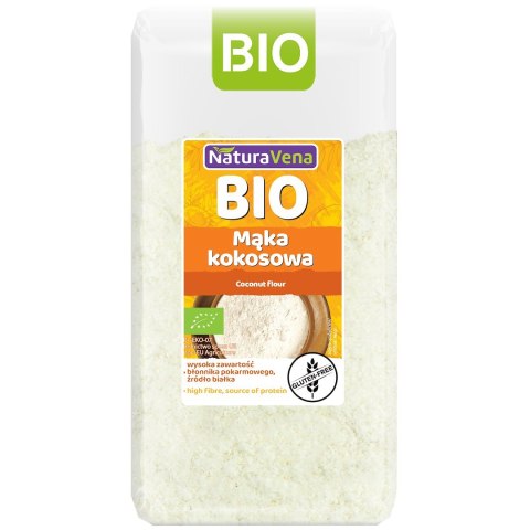 MĄKA KOKOSOWA BEZGLUTENOWA BIO 500 g - NATURAVENA NATURAVENA