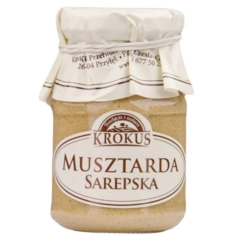 MUSZTARDA SAREPSKA 185 g - KROKUS KROKUS (przetwory owocowe i warzywne)