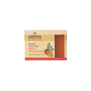MYDŁO W KOSTCE DO CIAŁA MANGO 125 g - SATTVA SATTVA (kosmetyki ajurwedyjskie, kadzidełka)