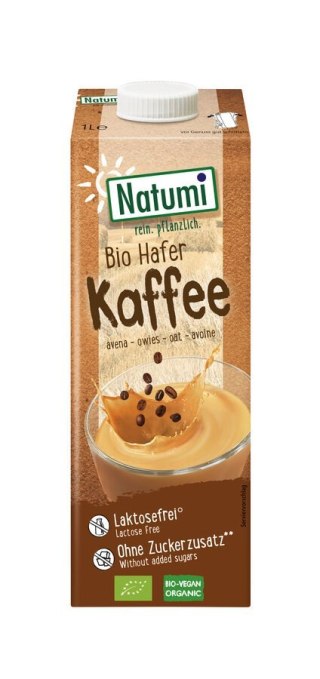 NAPÓJ OWSIANO - KAWOWY BEZ DODATKU CUKRÓW BIO 1 L - NATUMI NATUMI (napoje i kremy roślinne)