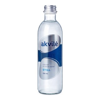 NATURALNA WODA MINERALNA NIEGAZOWANA 330 ml (SZKŁO) - AKVILE AKVILE (wody mineralne)