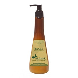 ODŻYWKA DO WŁOSÓW SŁABYCH I ŁAMLIWYCH Z KERATYNĄ 300 ml - BIOMAGIC BIOMAGIC (farby do włosów)