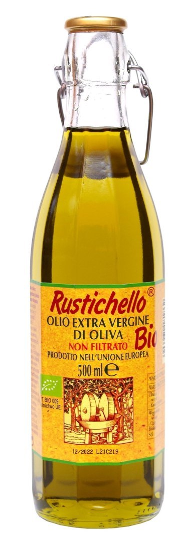 OLIWA Z OLIWEK EXTRA VIRGIN NIEFILTROWANA BIO 500 ml - RUSTICHELLO RUSTICHELLO (włoska oliwa)