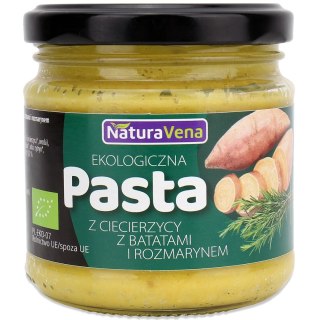 PASTA Z CIECIERZYCY I BATATÓW Z ROZMARYNEM BIO 185 g - NATURAVENA NATURAVENA