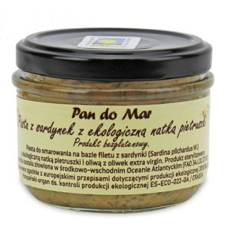 PASTA Z SARDYNEK Z BIO NATKĄ PIETRUSZKI BEZGLUTENOWA 125 g (SŁOIK) - PAN DO MAR PAN DO MAR (rybołówstwo zrównoważone)