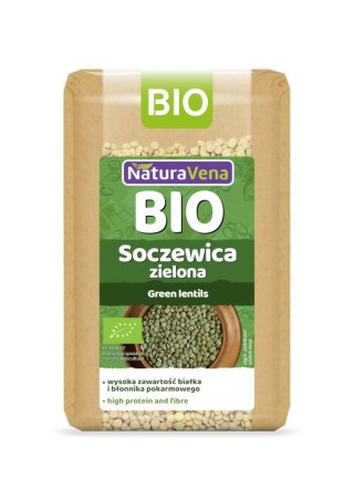 SOCZEWICA ZIELONA BIO 400 g - NATURAVENA NATURAVENA