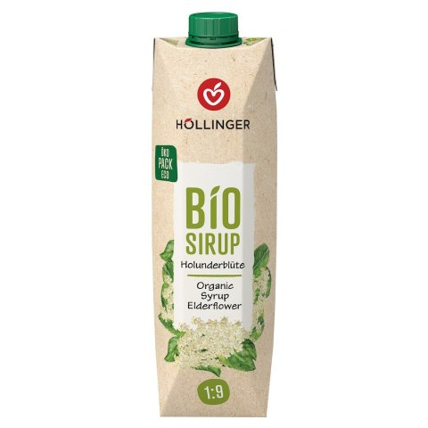 SYROP O SMAKU KWIATÓW CZARNEGO BZU BIO 1 L - HOLLINGER HOLLINGER (soki, nektary, napoje, syropy)