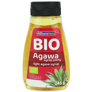 SYROP Z AGAWY JASNY BIO 245 g - NATURAVENA NATURAVENA