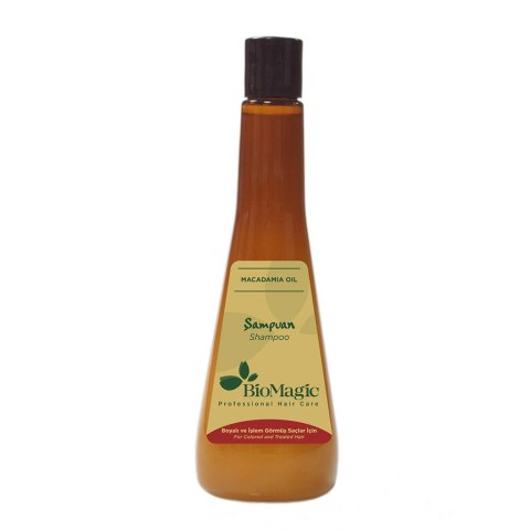 SZAMPON DO WŁOSÓW FARBOWANYCH Z OLEJKIEM MACADAMIA 300 ml - BIOMAGIC BIOMAGIC (farby do włosów)